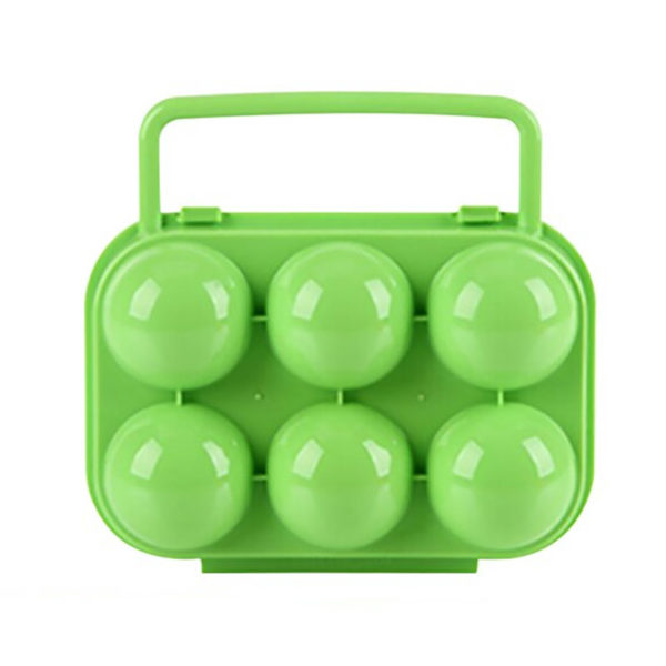 Boite de transport coloré pour 6 œufs | Vert