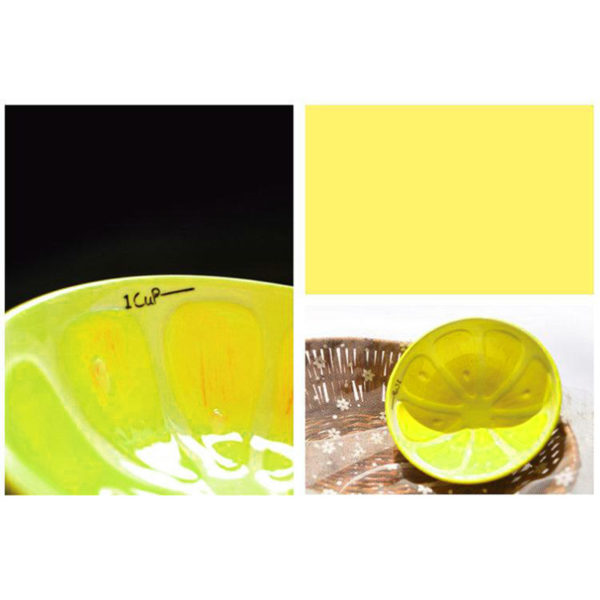 Bol coloré fruité en céramique | Citron