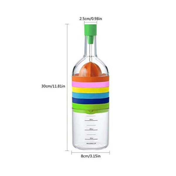 8-in-1 bottle of 8 colorful cookware