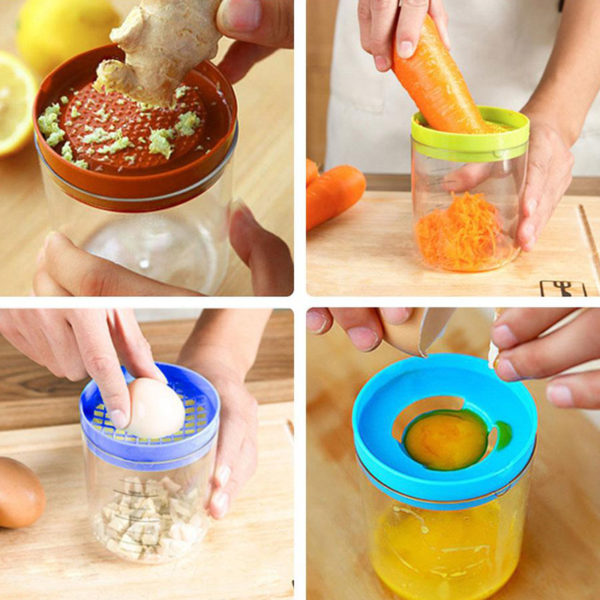 8-in-1 bottle of 8 colorful cookware