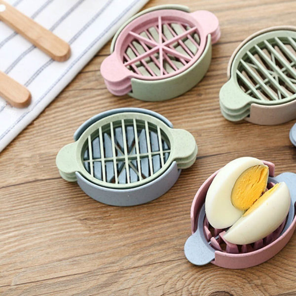 3-in-1 Multifunction Hard-Boiled Egg Cutter | Grey