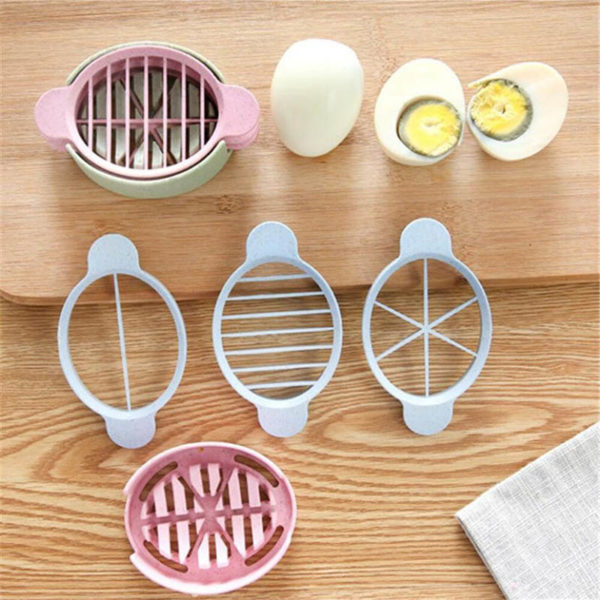 3-in-1 Multifunction Hard-Boiled Egg Cutter | Grey