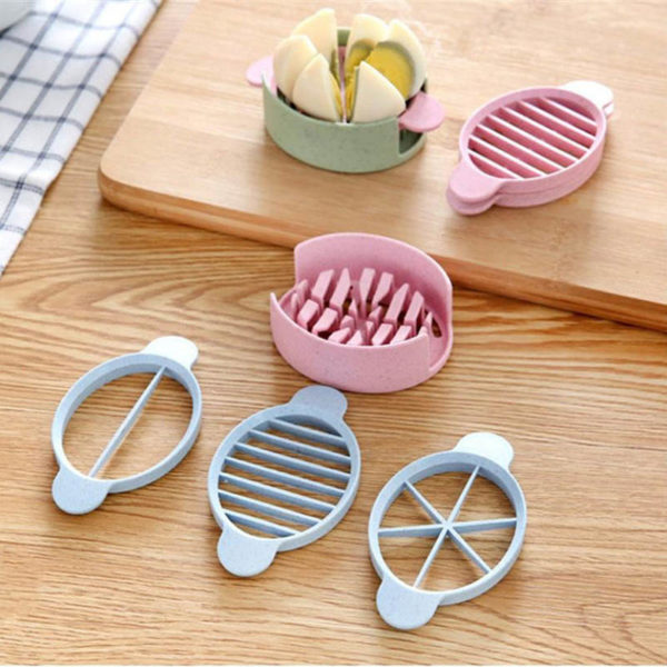 3-in-1 Multifunction Hard-Boiled Egg Cutter | Grey