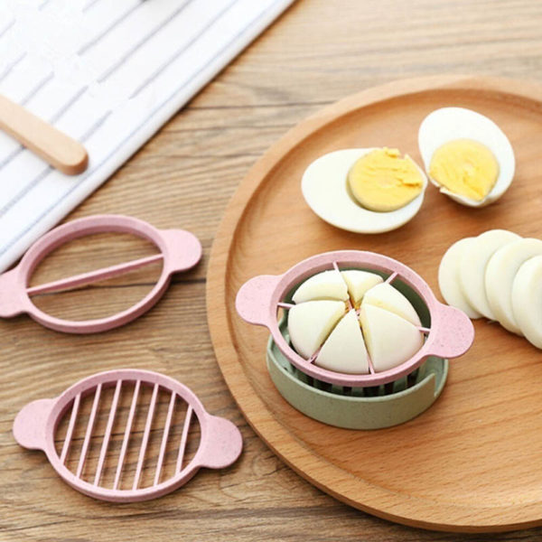 3-in-1 Multifunction Hard-Boiled Egg Cutter | Grey