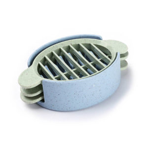 3-in-1 Multifunction Hard-Boiled Egg Cutter | Blue