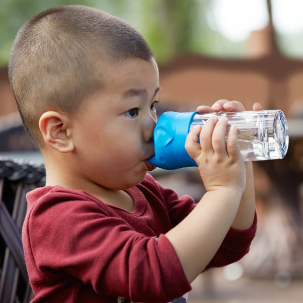 Couvercle bébé éléphant en silicone pour verre | Vert