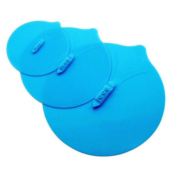 Lot de 3 couvercles en silicone Vapeur Bateau de Ø 13cm à Ø 25cm