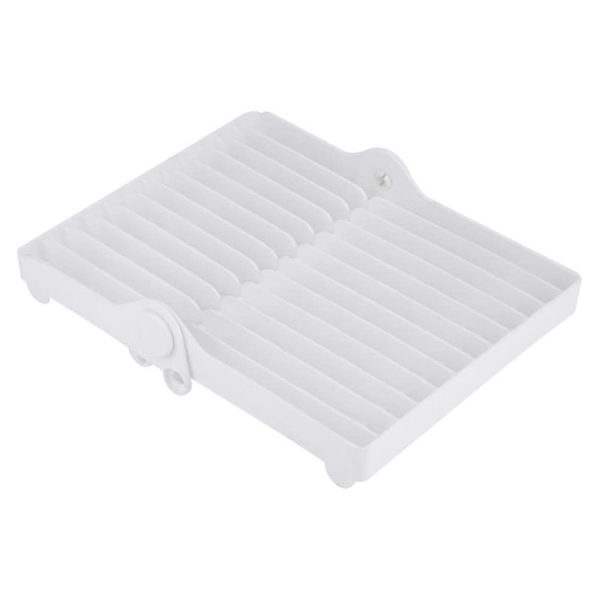 Compact Folding Mini Dish Drainer | Blue