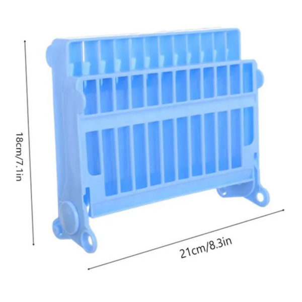 Compact Folding Mini Dish Drainer | Purple