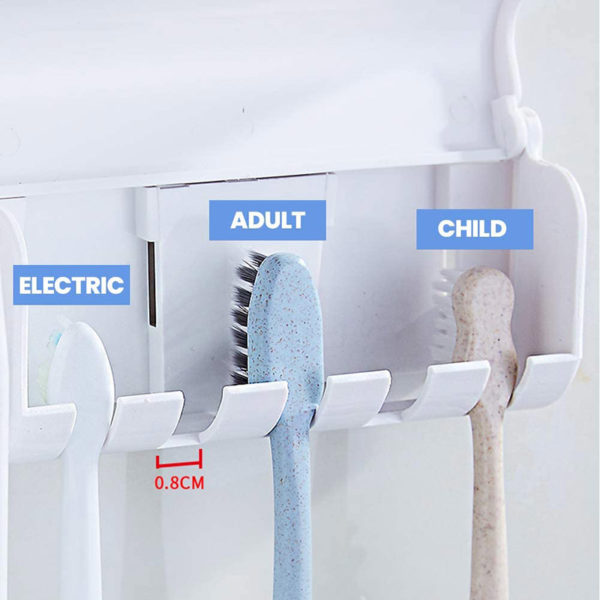 Toothpaste Dispenser and Toothbrush Holder | Green