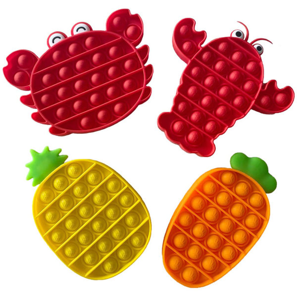 Jeu multifonction ludique “Pop” en silicone | Ananas