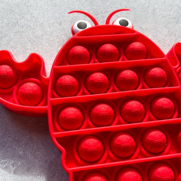 Jeu multifonction ludique “Pop” en silicone | Homard