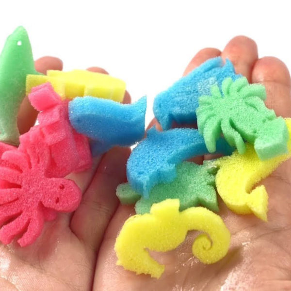 Set of 48 Magic Foam Animal Capsules