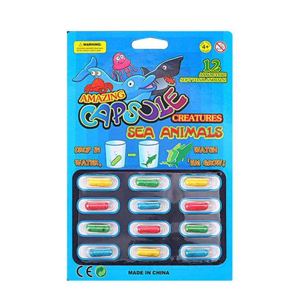 Capsules magiques d’animaux en mousse | Animaux marins