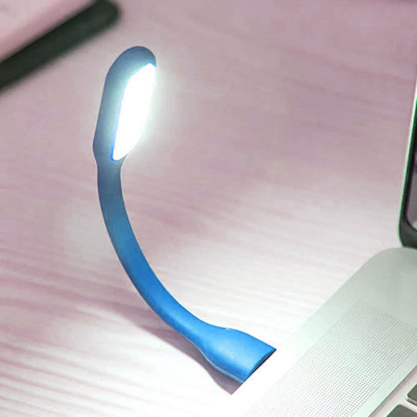 Mini Lampe LED de Lecture USB | Bleu