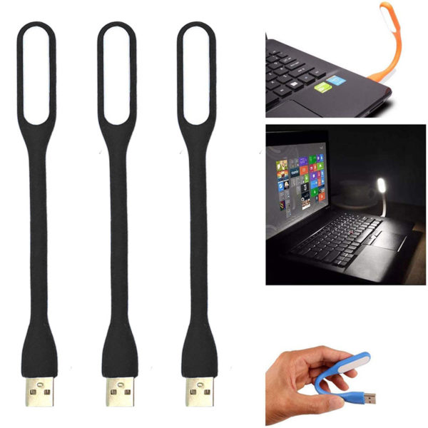 Mini LED USB Reading Light | Black