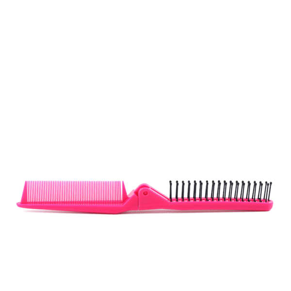 Peigne-Brosse pliable de poche | Noir