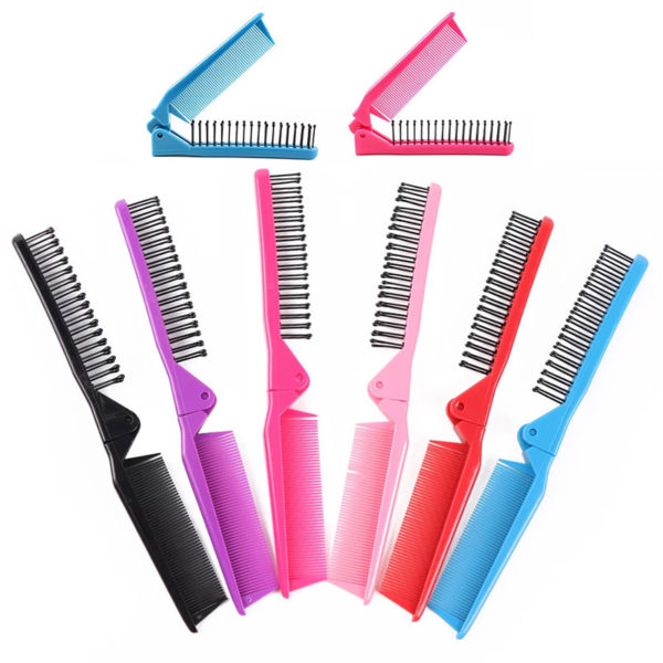 Foldable Pocket Comb-Brush | Pink