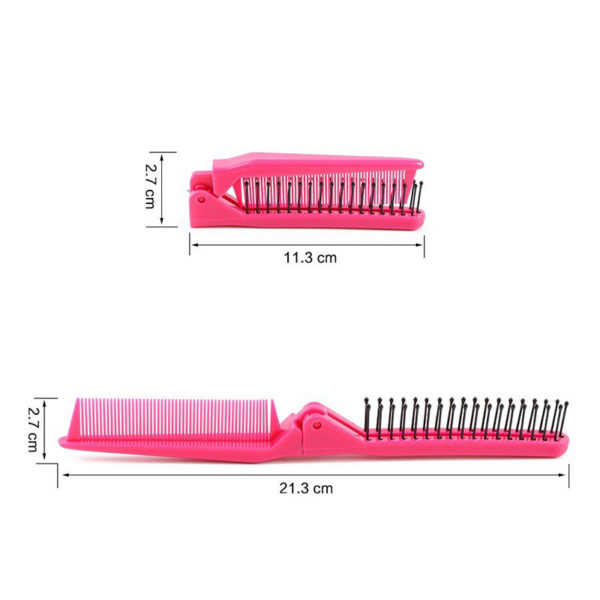 Foldable Pocket Comb-Brush | Purple