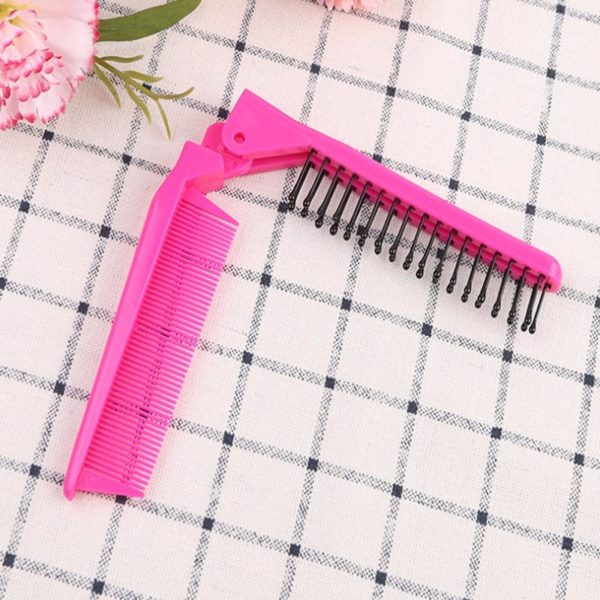 Foldable Pocket Comb-Brush | Pink