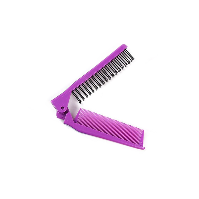 Peigne-Brosse pliable de poche  Violet -  - Zunik Zunik