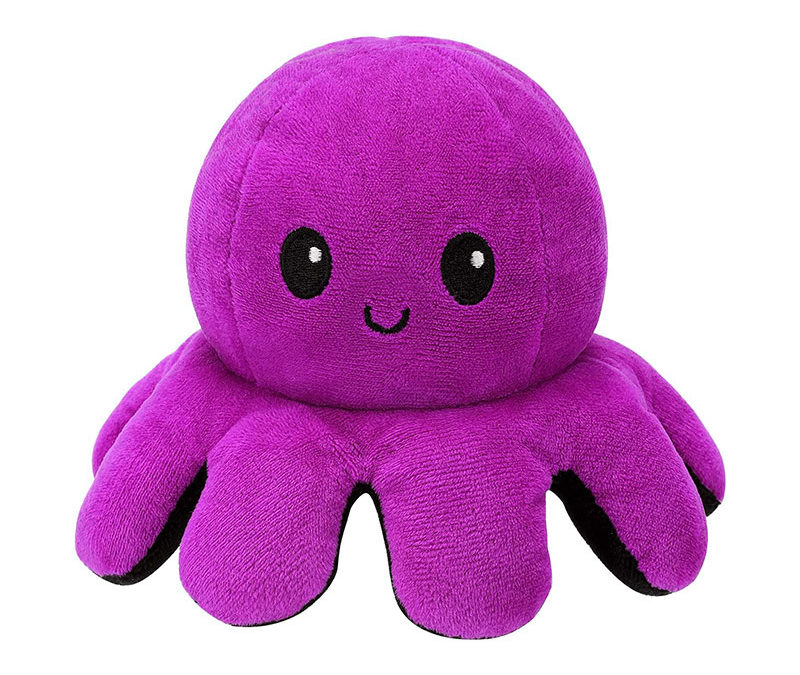 Adorable giant reversible octopus soft toy | Pink & Blue