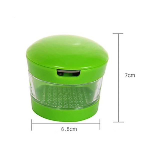 Manual multifunction garlic chopping box | Green