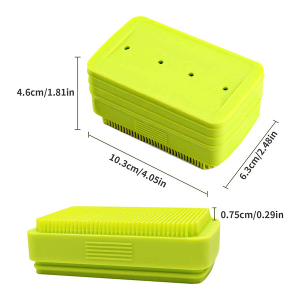 Multifunctional silicone soap box brush | Green