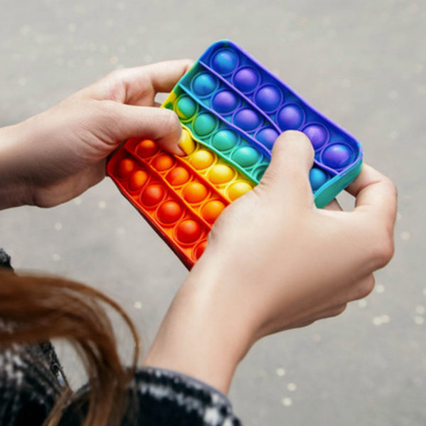 Fun square silicone multifunction game | Rainbow