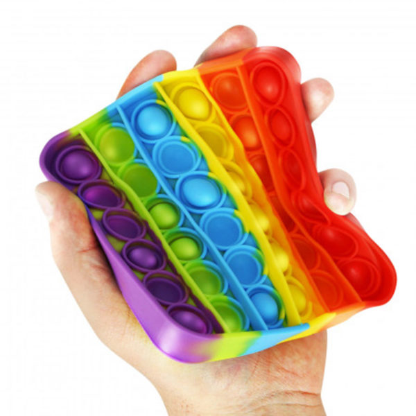 Fun square silicone multifunction game | Rainbow