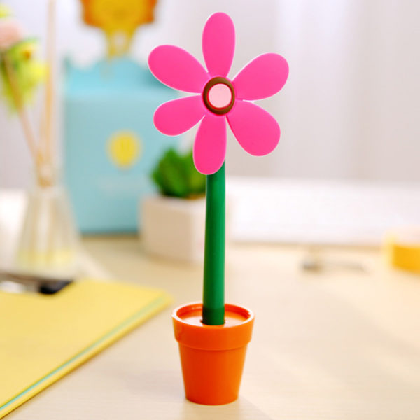 Flower pen with its pot | Pink