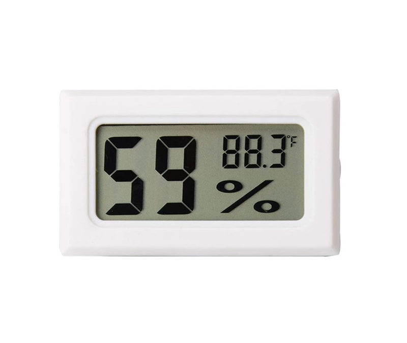 Hygromètre et Thermomètre Digital LCD pratique | Blanc