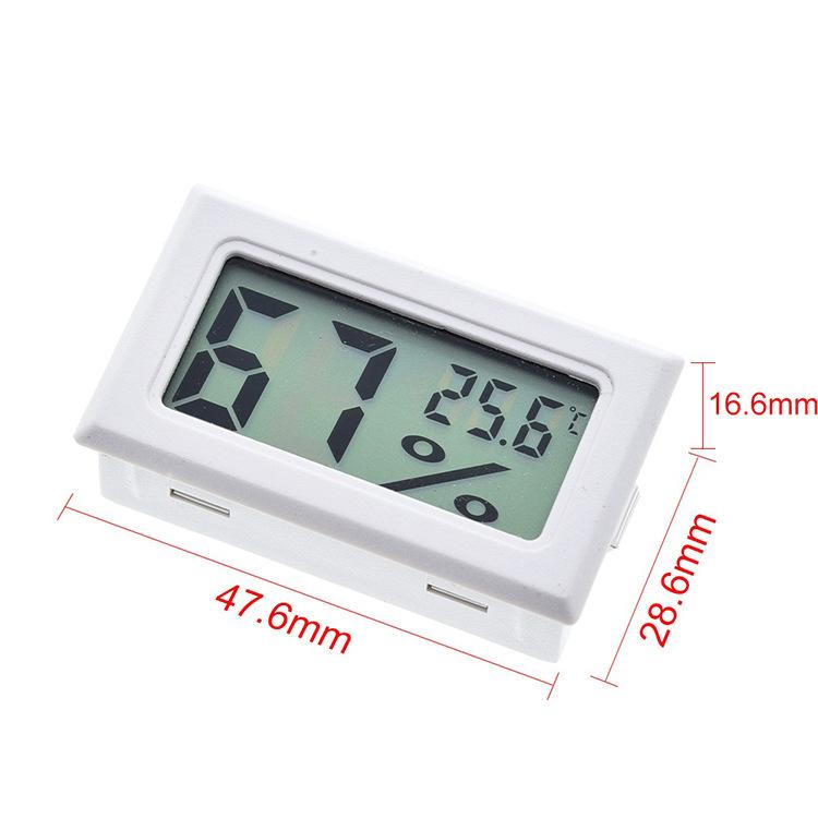 Thermomètre/hygromètre numérique Grand écran LCD 3,2” Intérieur D'ambiance  Moniteur de Température et Humidimètre Indicateur D'humidité et de  Température avec horloge : : Jardin