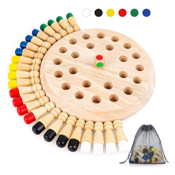 Educational Wooden Memory Chess Game