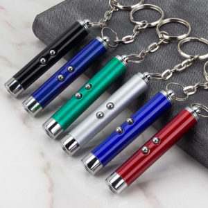 Multifunction 3 in 1 Laser Pointer Keychain | Blue