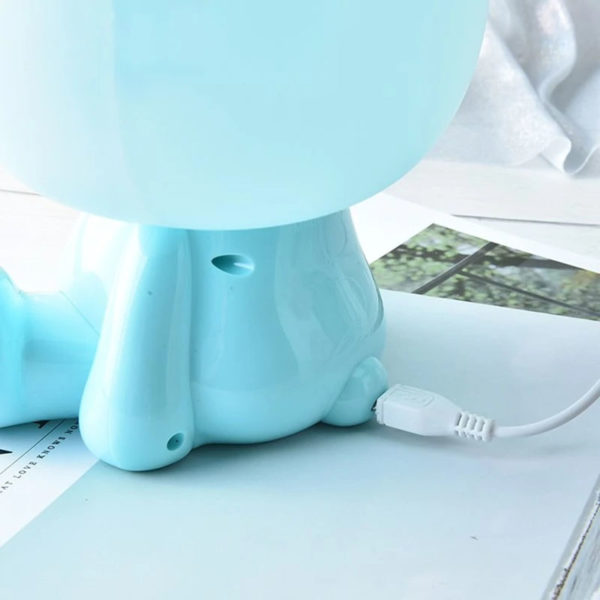 Adorable lampe de nuit Lapin | Bleu