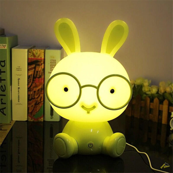 Adorable lampe de nuit Lapin | Vert