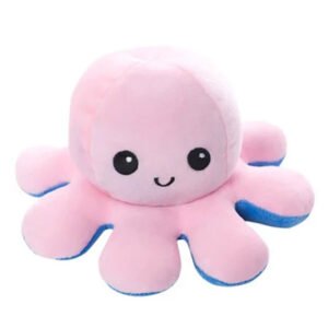 Adorable giant reversible octopus soft toy | Pink & Blue