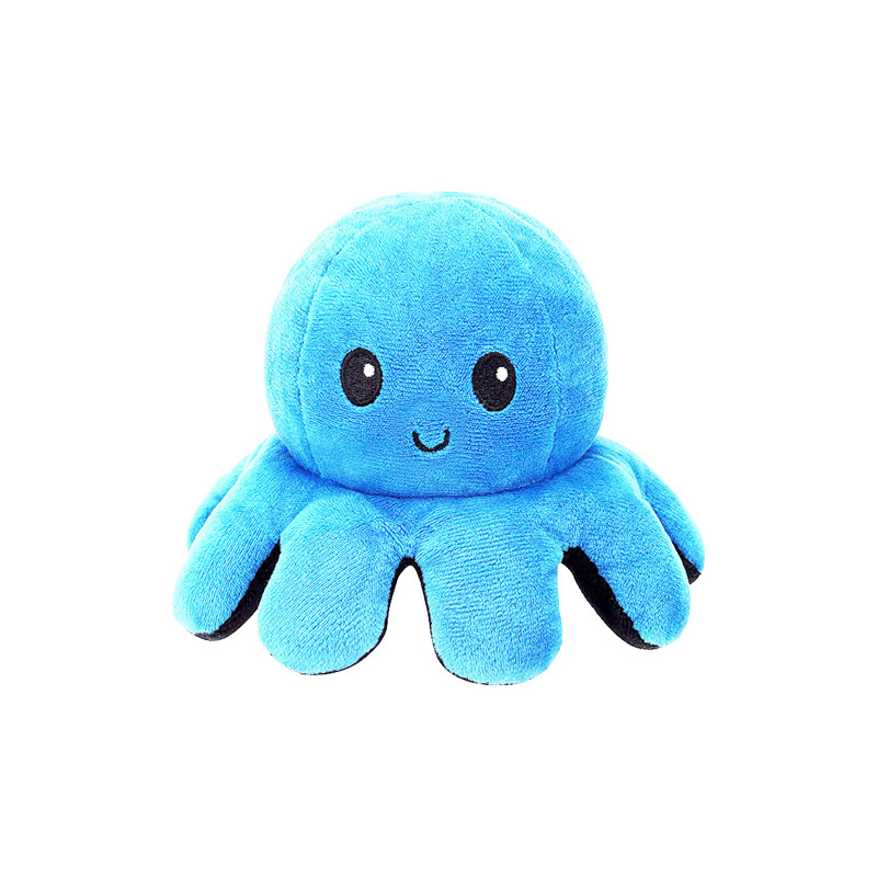 Peluche Pieuvre Bleu - Plouf - pelucheworld