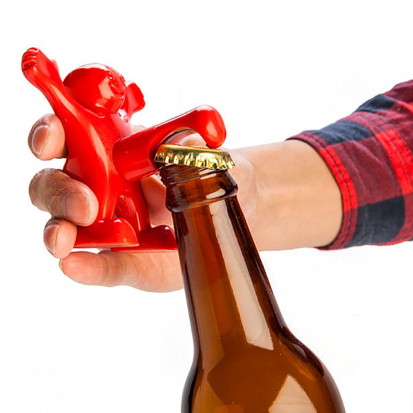 Red naughty man bottle opener