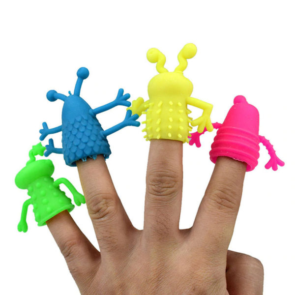 Set of 4 Monster finger puppets