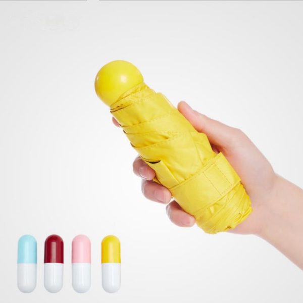 Ultra-Compact Umbrella Pill | Yellow