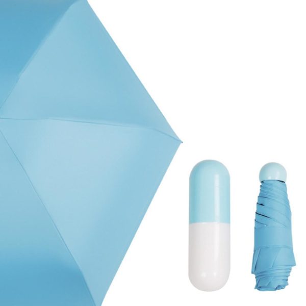 Ultra-Compact Umbrella Pill | Blue