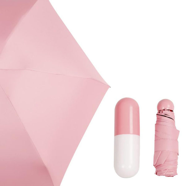 Ultra-Compact Umbrella Pill | Pink