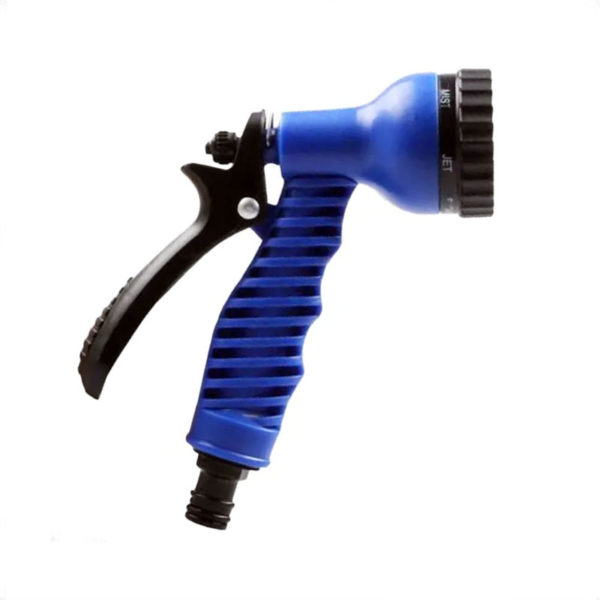 Innovative garden hose gun with 7 spray types | Blue