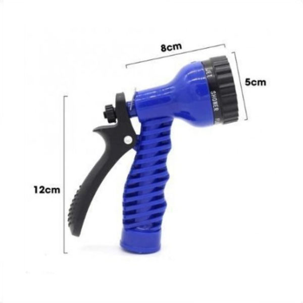 Innovative garden hose gun with 7 spray types | Blue