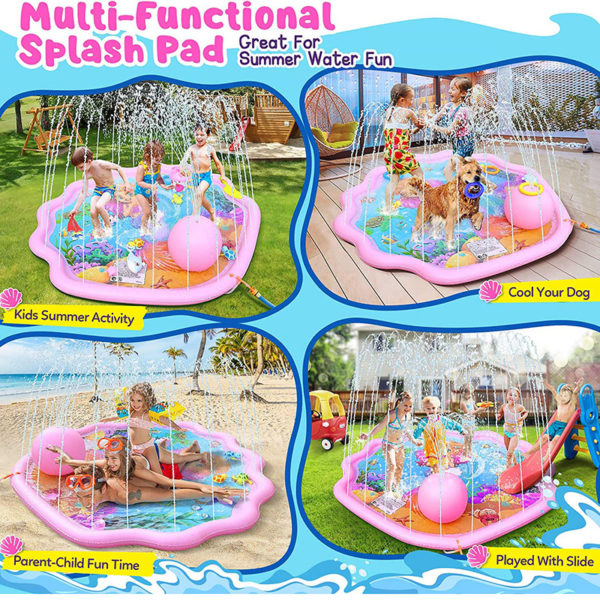 “Mermaid” Water Play Mat with Jets for Children 178 cm