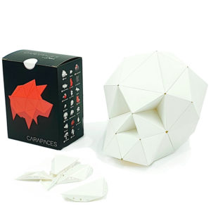 3D Origami Puzzles “Carapaces” | White