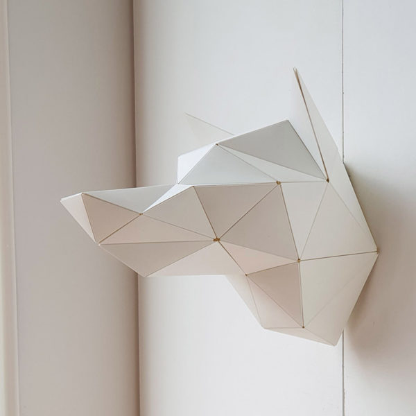 Puzzle 3D Origami “Carapaces” | Blanc