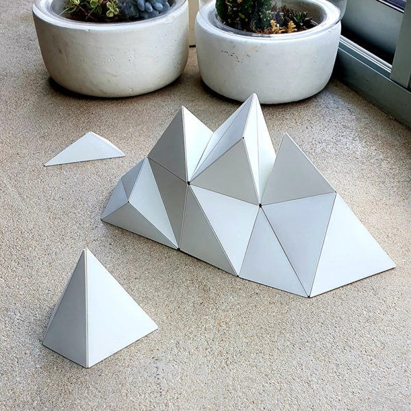 Puzzle 3D Origami “Carapaces” | Blanc